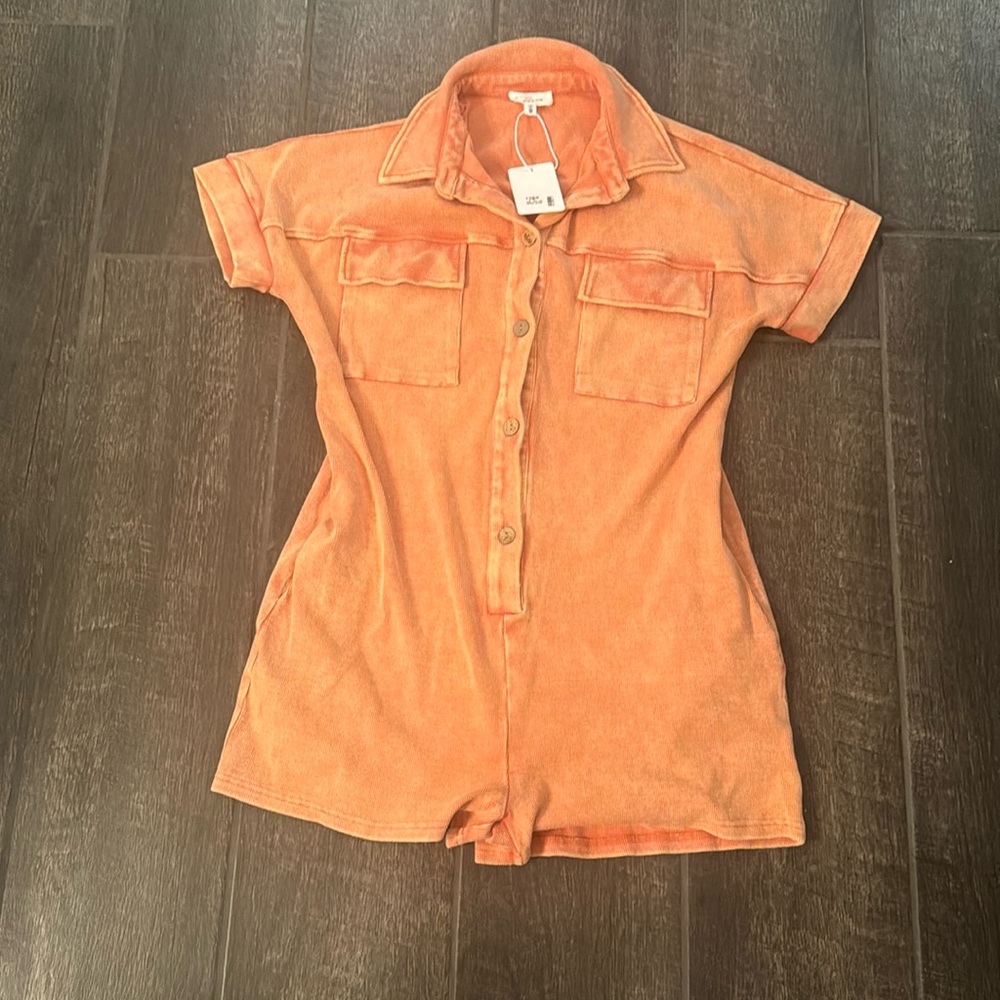 Heyson oversized coral romper